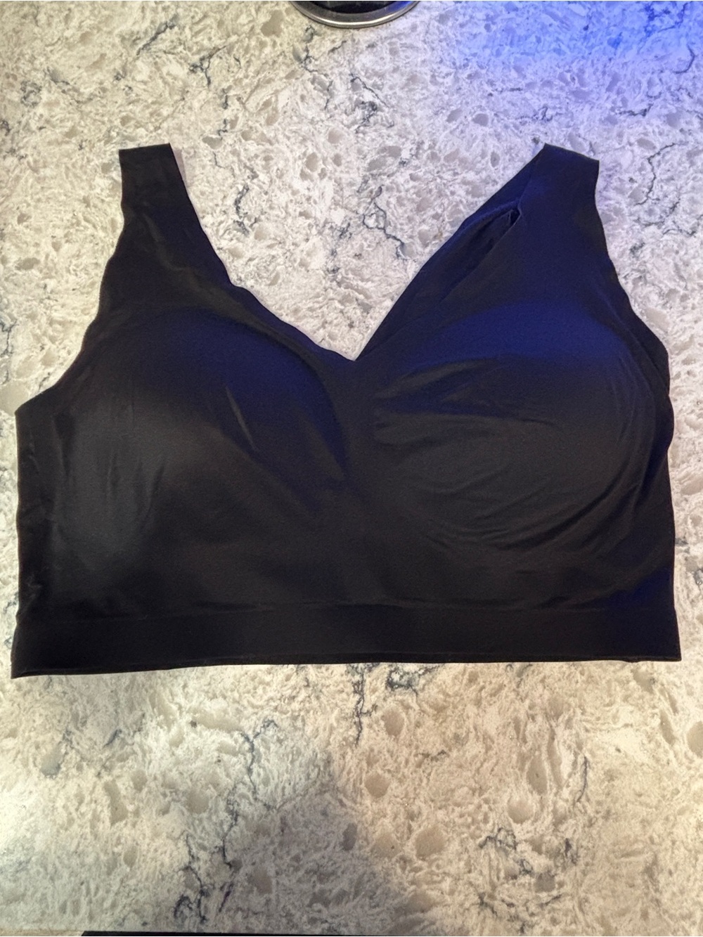 Bundle of 2 Soma Enbliss Seamless Wireless Bralettes in Black and Navy - Picture 5 of 6